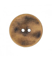 Carte de 1 bouton Métal 2 trous 28mm - Prym Marron