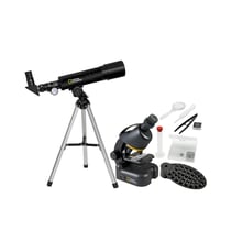 Télescope compact + microscope et support de smartphone