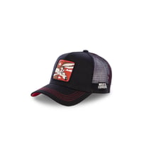 Casquette Capslab trucker Looney Tunes Coyote noir - Capslab