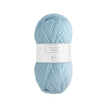 Pelote de fil à tricoter - bleu clair - Fil de 85m - compatible avec aiguille 3,5mm