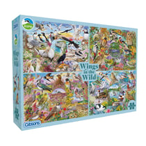 Puzzle 4 x 500 pièces Wings in the wild