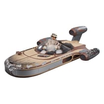 Star Wars Episode IV Vintage Collection - Véhicule avec figurine Landspeeder & Luke Skywalker (Tatooine)