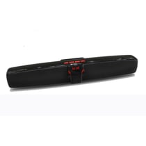 Barre De Son Bluetooth Portable 10W Avec Micro Intégrée: Son Stéréo Et Autonomie 4H Noir YONIS