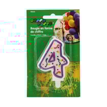 Bougie anniversaire chiffre 4