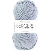 Pelote de laine - Grisou - 100% coton bio - 3mm - Tricot et crochet - Bergère de France