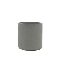 Pot à bougie en béton gris 400 ml