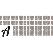 70 pochoirs alphabet - Artemio