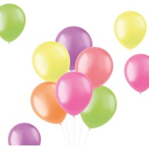 Bouquet 10 Ballons - Néons
