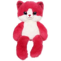 Peluche Chat Leggies-  - Framboise,48 cm