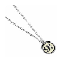 Harry Potter - Pendentif et collier plaqué argent Platform 9 3/4