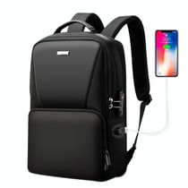 Sac À Dos Ordinateur Étanche Antivol Grande Capacité Confortable Léger Noir YONIS