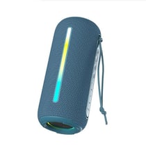Enceinte Bluetooth Waterproof Puissante Autonomie 4-6h Portée 10m IPX6 Bleu YONIS
