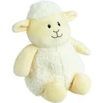 Peluche bouillotte Mouton - A chauffer au micro-ondes micro perles d'argile +/- 19 cm