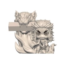 Demon Slayer : Kimetsu no Yaiba - Statuette Hold Rengoku Kyojuro 8 cm