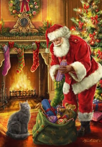 Puzzle 1000 pièces - Santa Has Arrived - Bluebird Puzzle