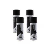 Lot de 4 bombes de peinture - noir mat - Amt