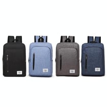 Sac À Dos Ordinateur Multifonction Étanche Pour École Et Travail Noir YONIS