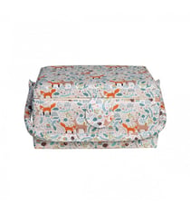 Boîte couture 19,5x13x9,5cm renard et biche