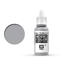 Flacon 17 ml - Peinture acrylique pour maquette Vallejo Model Color - Gris Ciel n°989 - Fine