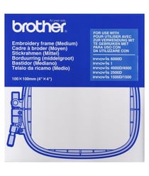 Cadre de broderie 100 X 100mm - EF74 - Brother Bleu
