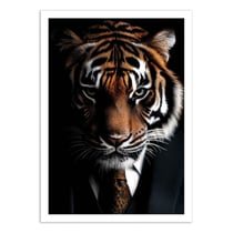 Affiche 30x40 cm - Tiger Wild Suits - Philippe Hugonnard