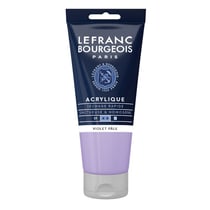 Peinture Acrylique en tube violet pâle 80ml Lefranc & Bourgeois