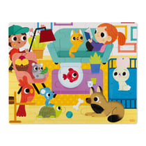 Puzzle tactile les animaux domestiques