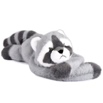 Peluche raton laveur gris lesté 50 cm - Histoire d'Ours