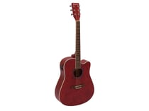 DIMAVERY Guitare Folk JK-510 Naturelle Electro