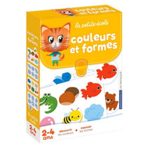 Couleurs et formes 6 jeux progressifs 2-4 ans - la petite école - jeu éducatif - NATHAN