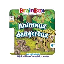 Jeu de culture générale Asmodee BrainBox Pocket Animaux Dangereux