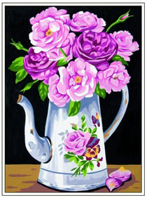 Canevas Pénélope Antique Les roses 30x40cm