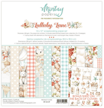 Pochette de 12 feuilles recto verso Mintay Lullaby Lane