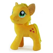 Peluche geante mon petit poney : appel jack 50 cm - hasbro - peluche my little poney jaune