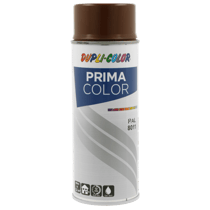 Spray de peinture acrylique - Marron noyer - RAL 8011 - Brillant - Tous supports - Prima Color - 400ml