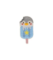 Ecusson thermocollant animaux glaces pingouin 2,1cm x 4,2cm