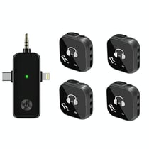 Microphone Sans Fil 5.8G Double Écouteur Monitoring Longue Durée Faible Latence YONIS