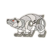 Ecusson thermocollant animal robot ours 6x3.5cm
