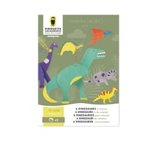Mes dinosaures à créer et colorier