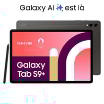 Tablette Samsung Galaxy Tab S9+ stockage 256 Go gris 13 mpx RAM 12 Go 12.4