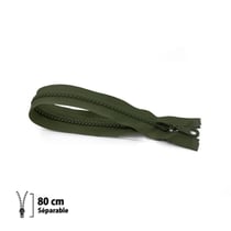 Fermeture éclair Z54 - moulée 6mm Séparable - 80 cm