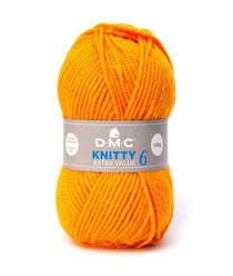 Fil à tricoter Knitty 6 - 100GR - DMC Just Knitting Orange (623)