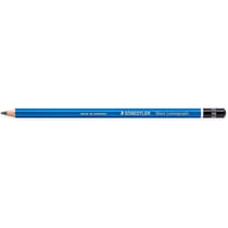Crayon graphite STAEDTLER Mars Lumograph 100 - Mine 2 mm - Dureté 9B - Bleu - Lot de 12