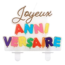 Bougie Joyeux Anniversaire Ballon