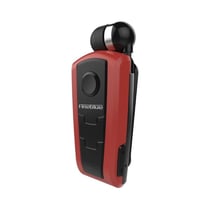 Ecouteurs Bluetooth Anti-Vol Avec Rappel Vibration Et Câble Rétractable Rouge YONIS