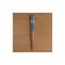 Studio Ghibli - Baguettes laquées Princesse Mononoké Kodama bleu marine 21 cm