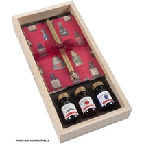 Coffret - 3 encres calligraphie - Porte-plume en métal - Carnet - Herbin