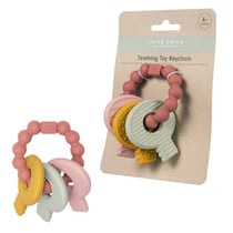 Trousseau de clés de dentition rose