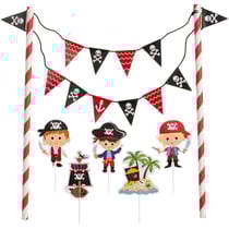 Cake Toppers en Papier - Pirate