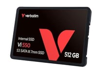 Disque SSD interne - VERBATIM - 512 Go - SATA III - 2,5 pouces